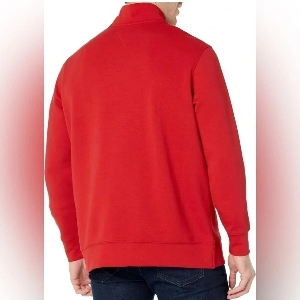Tommy Hilfiger Mens Quarter Zip pullover Sweaters size Large - Picture 2 of 10